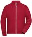 Veste sweat zippée workwear - Homme - JN1810 - rouge