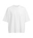Mens Boxy Cropped T-shirt Arctic White Awdis-1