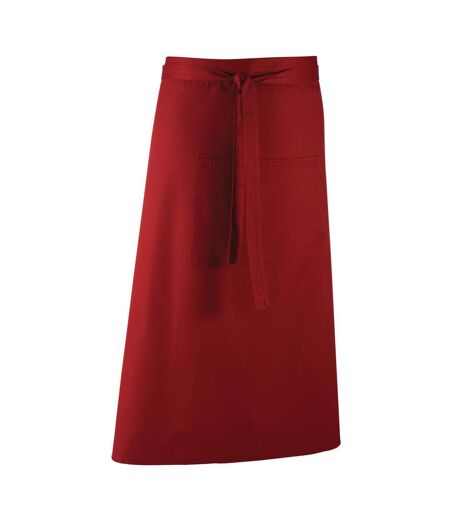 Tablier De Bar Colours Collection Taille Unique Bordeaux Premier