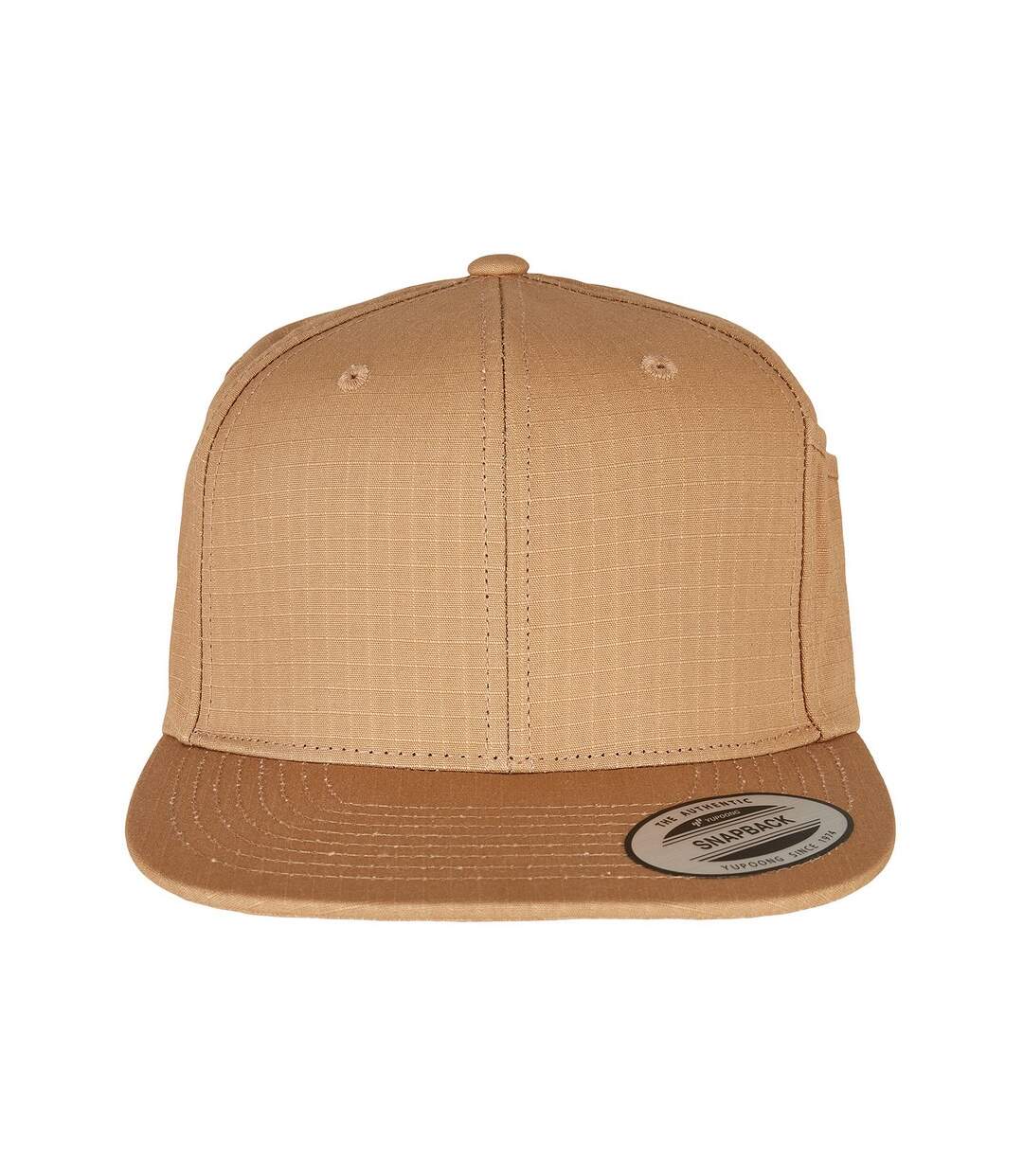 Casquette ajustable flexfit adulte ocre Yupoong-1