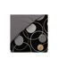 Parure de Lit 3 Pièces Milor 240x220cm Noir-3