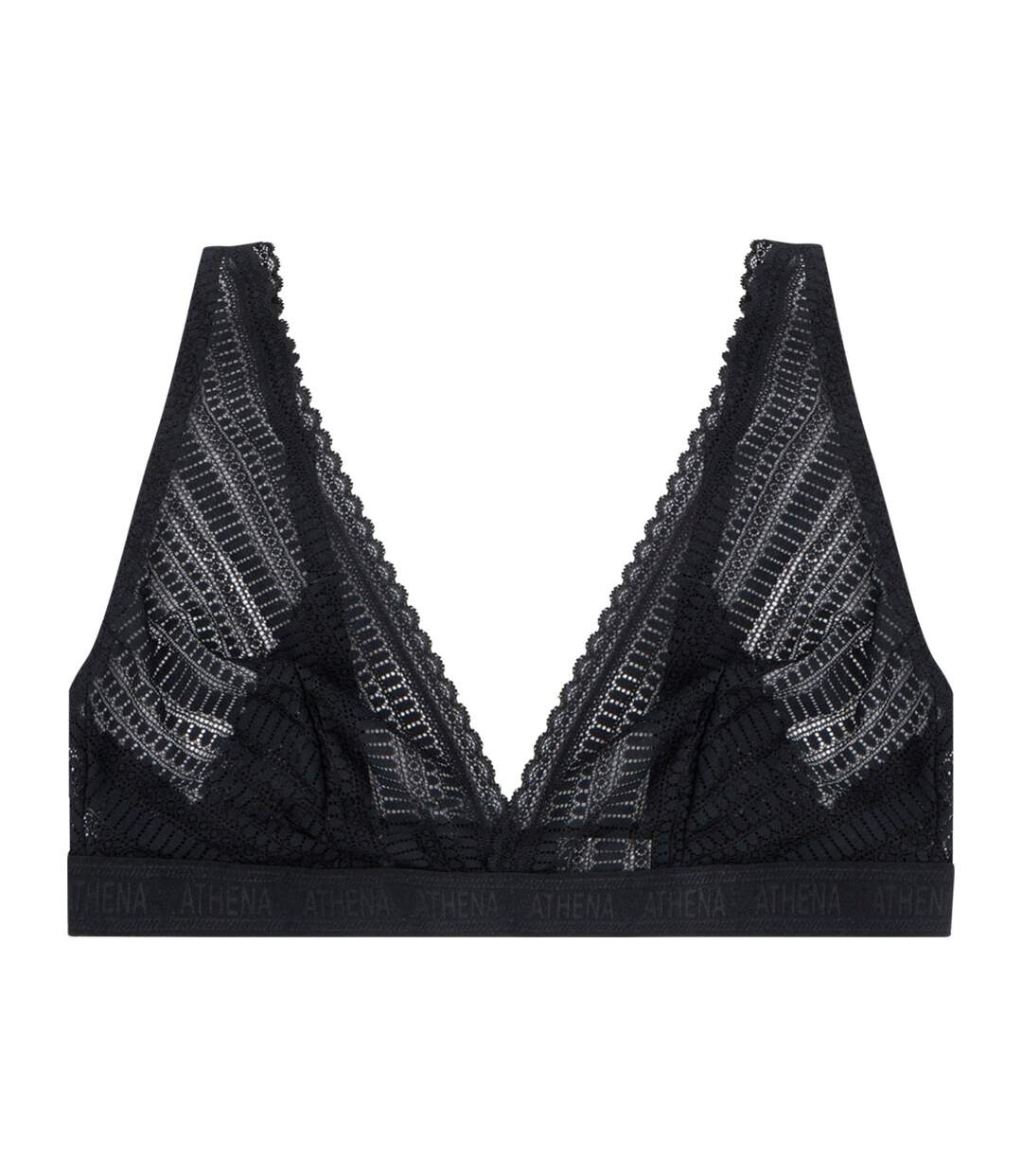 Soutien-gorge triangle sans armatures femme Dentelle-2