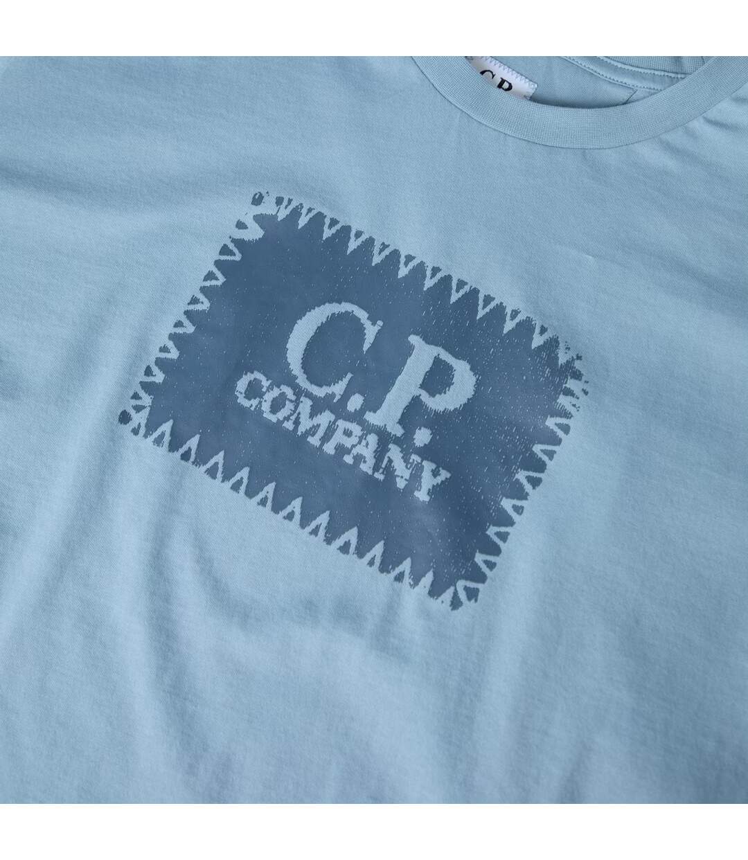 T-shirt 30/1 Homme Bleu Clair C.P. Company-4