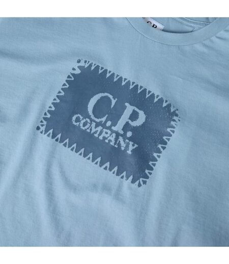 T-shirt 30/1 Homme Bleu Clair C.P. Company