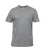 Mens Premium Melange T-shirt Grey Melange Clique-1