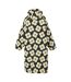 Womens/ladies Orla Kiely Spinning Flower Waterproof Changing Robe Black Regatta-2