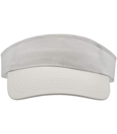 Atlantis Unisex Adult Roland Structured Visor Cap (White)