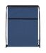 Ross Recycled Drawstring Bag One Size Navy Heather Bullet-1