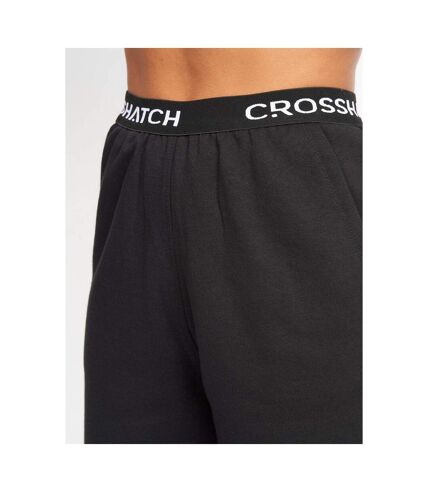 Crosshatch Womens/Ladies Jacklight Sweatpants (Black) - UTBG189