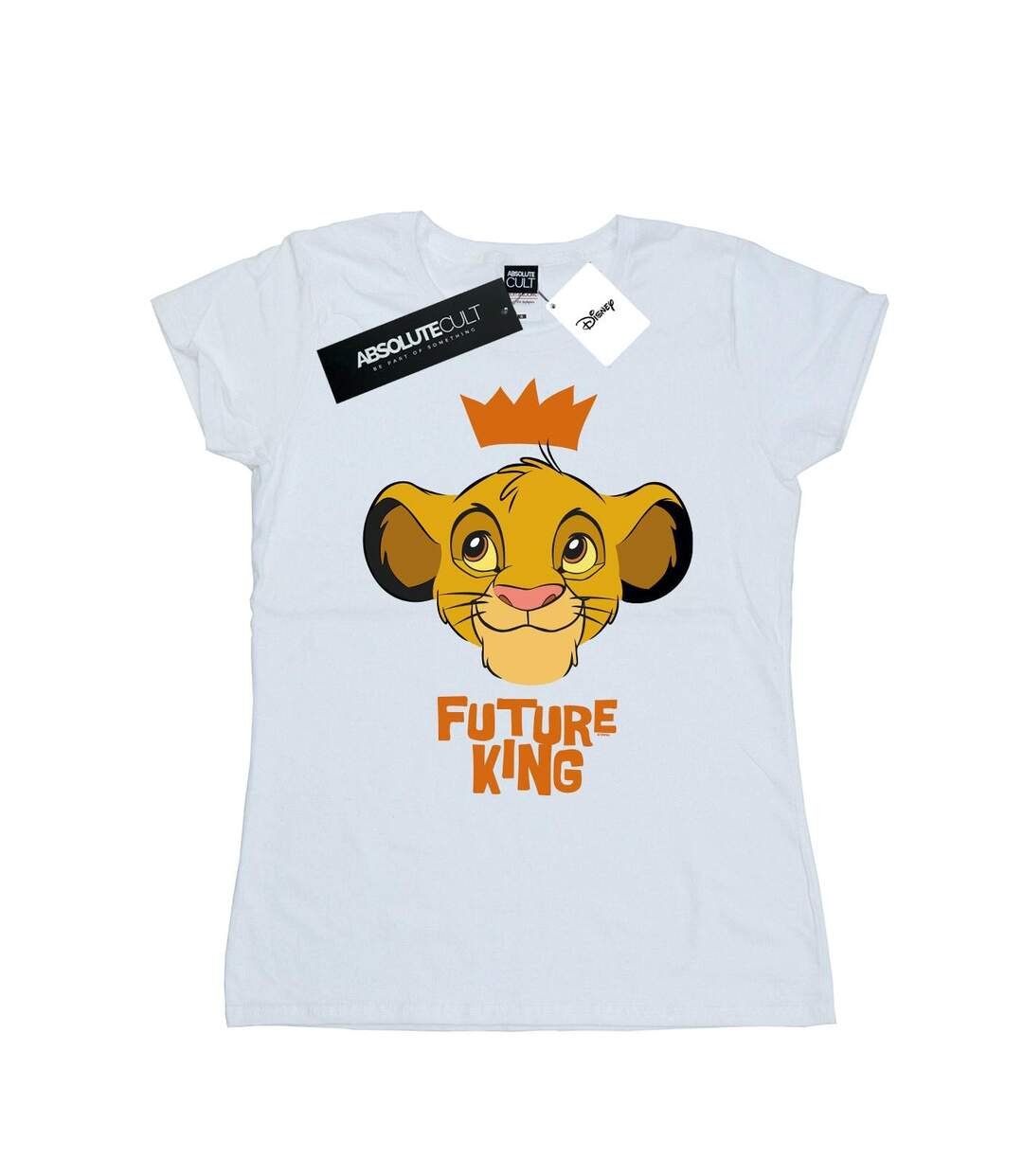 Disney - T-shirt THE LION KING SIMBA FUTURE KING - Femme (Blanc) - UTBI25207-1