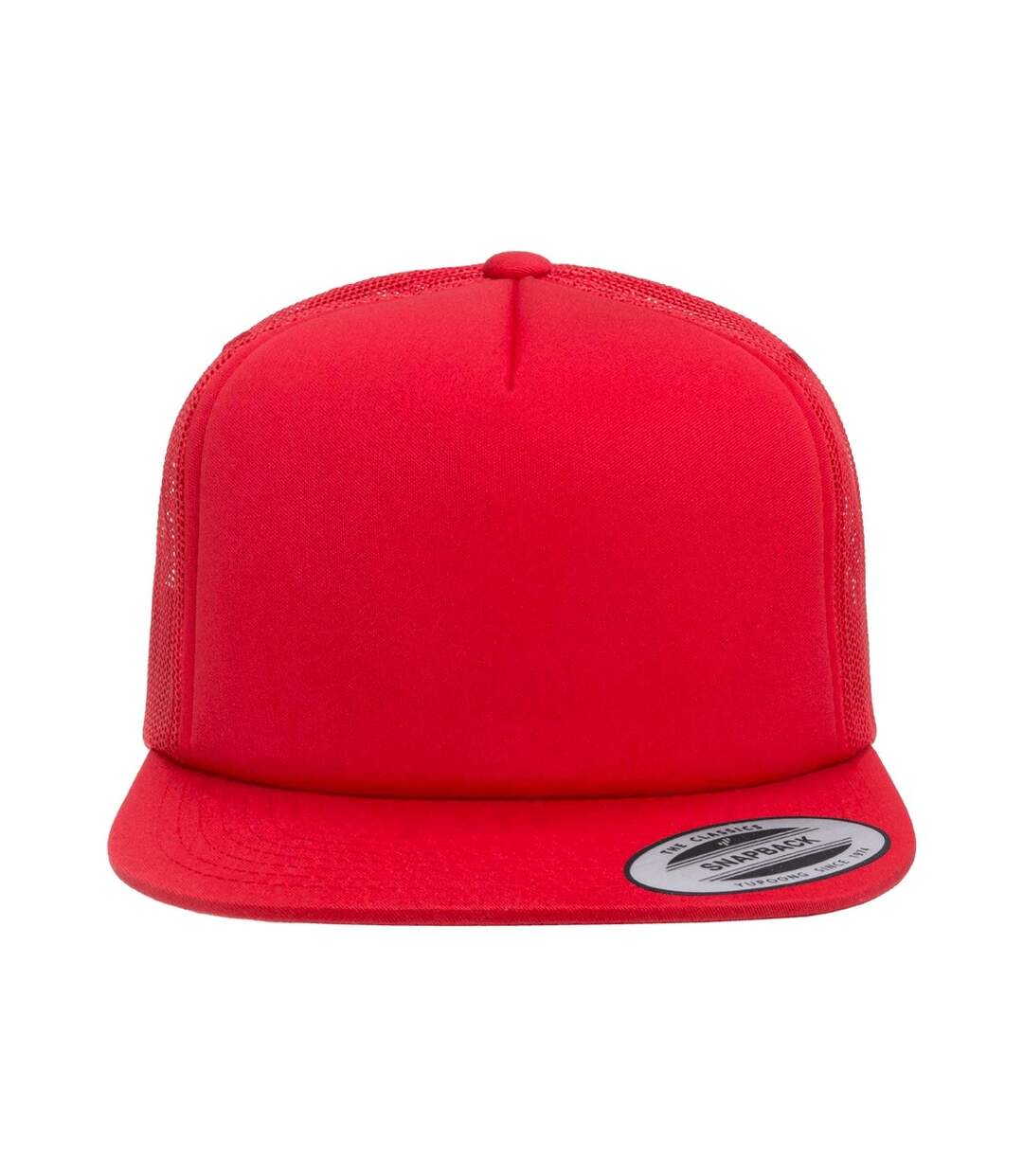 Casquette trucker flexfit rouge Yupoong-1