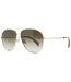 Lunettes De Soleil Motif/style Dégradé Homme Taille Unique Gris Lanvin-3