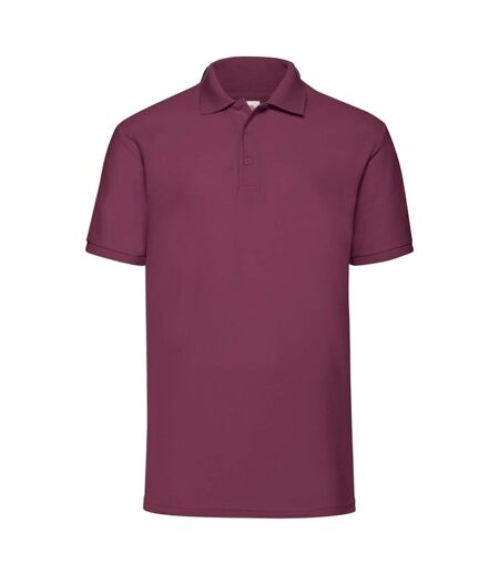 Polo 65/35 Homme Bordeaux Fruit Of The Loom