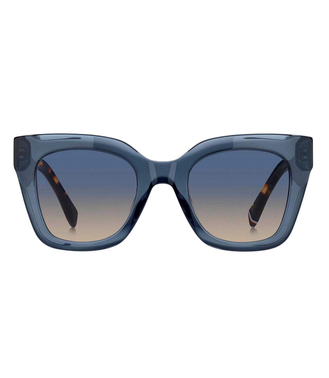 Womens/ladies Round Sunglasses 50cm Blue Tommy Hilfiger-1