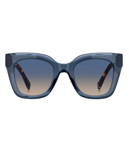 Womens/ladies Round Sunglasses 50cm Blue Tommy Hilfiger