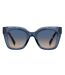 Womens/ladies Round Sunglasses 50cm Blue Tommy Hilfiger-1