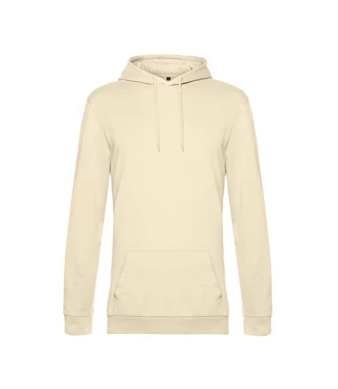 Sweat À Capuche Motif/style Uni Homme Jaune Pâle B&C-1