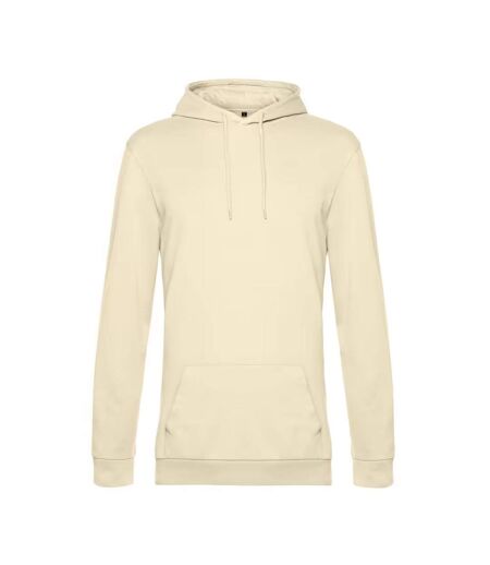 Sweat À Capuche Motif/style Uni Homme Jaune Pâle B&C