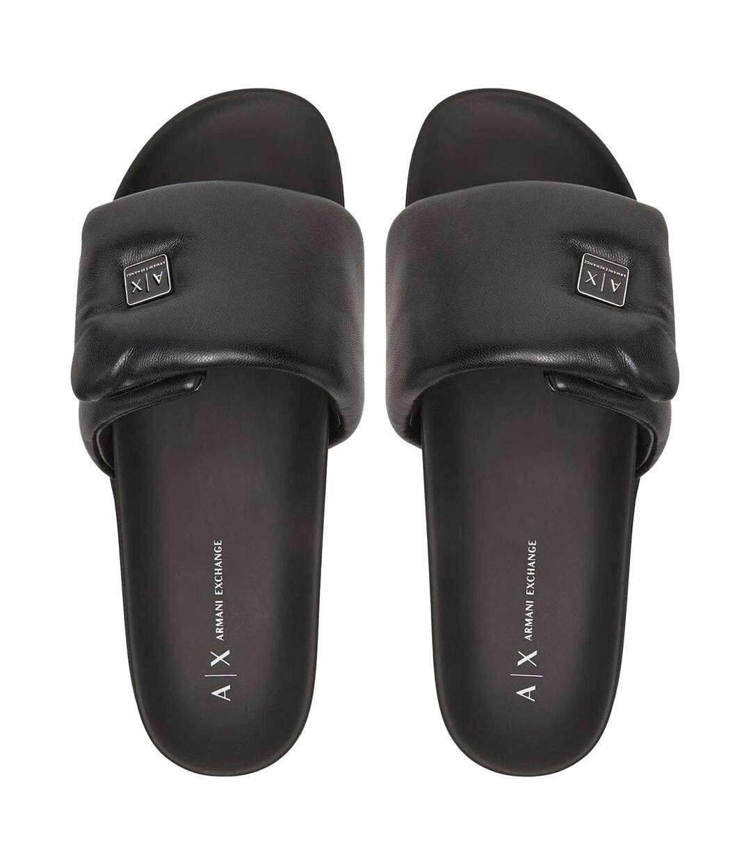 Claquettes Femme Noir Armani Exchange-4