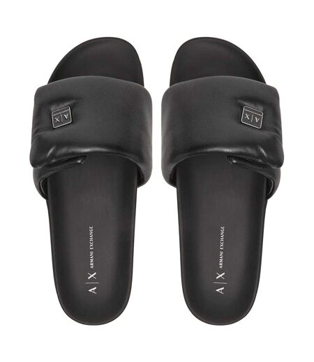 Claquettes Femme Noir Armani Exchange