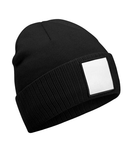 Bonnet noir / blanc Beechfield