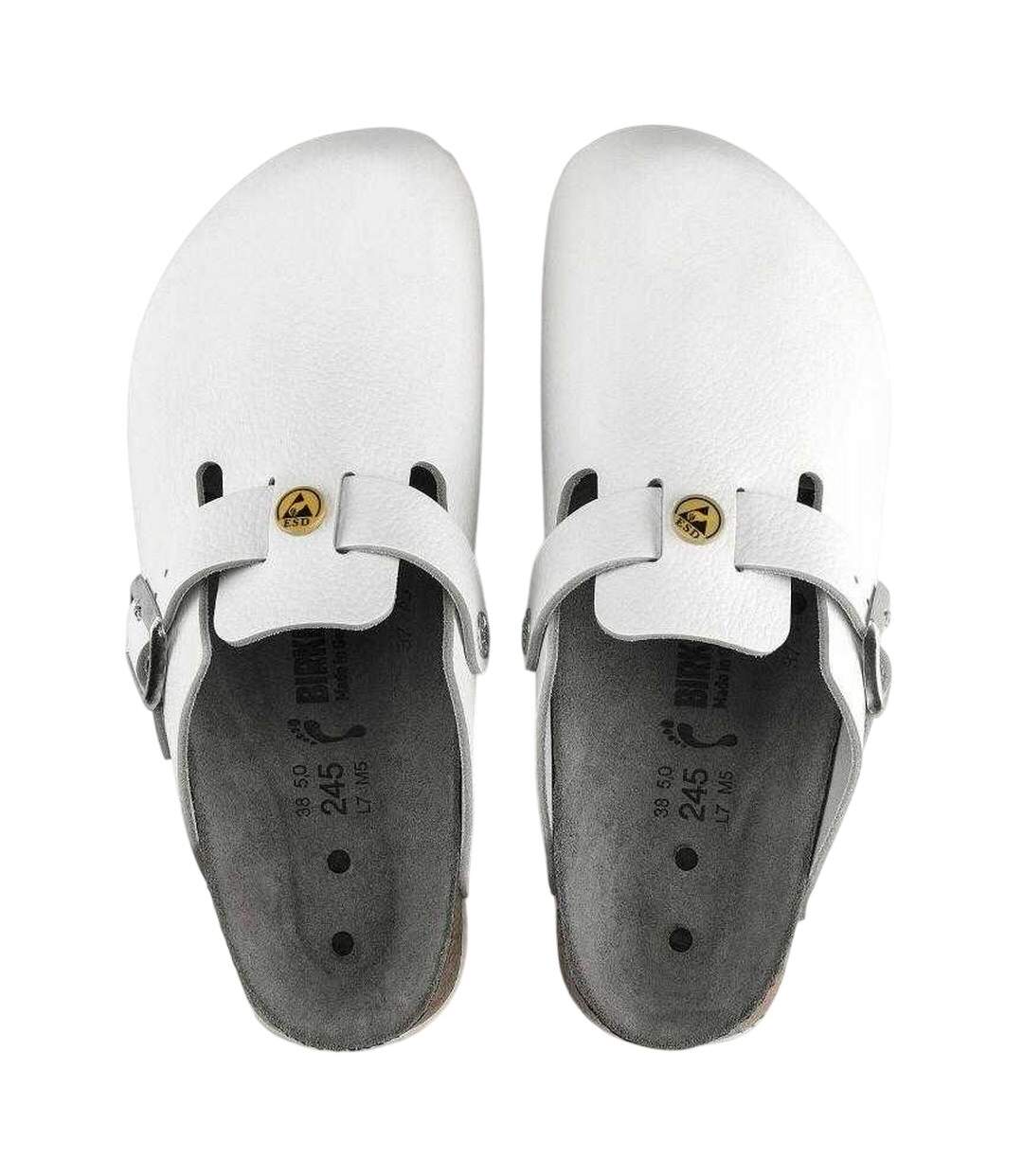 Sabots Médical Boston Femme Blanc Birkenstock-3