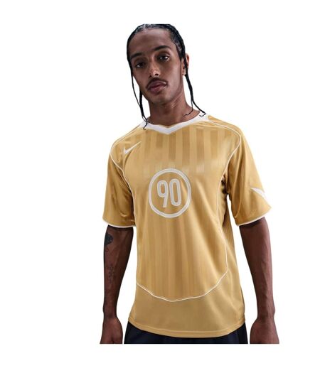 Mens T90 Energy V Neck Short-sleeved Jersey Gold Nike