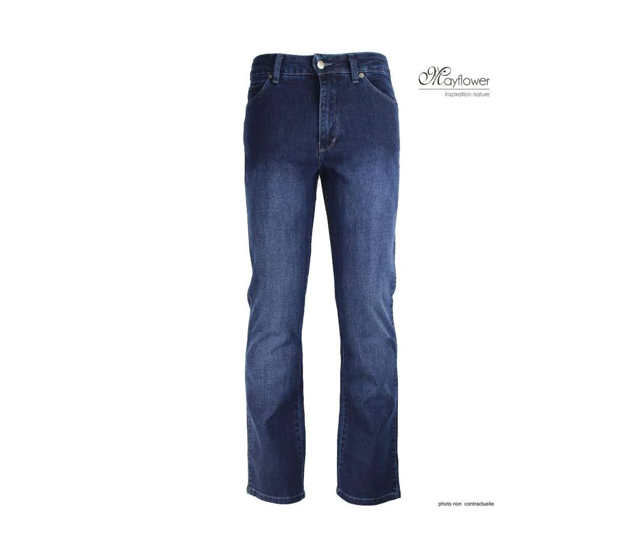 Jean Femme Confort Mayflower SOPHIA Taille Haute Extensible-4