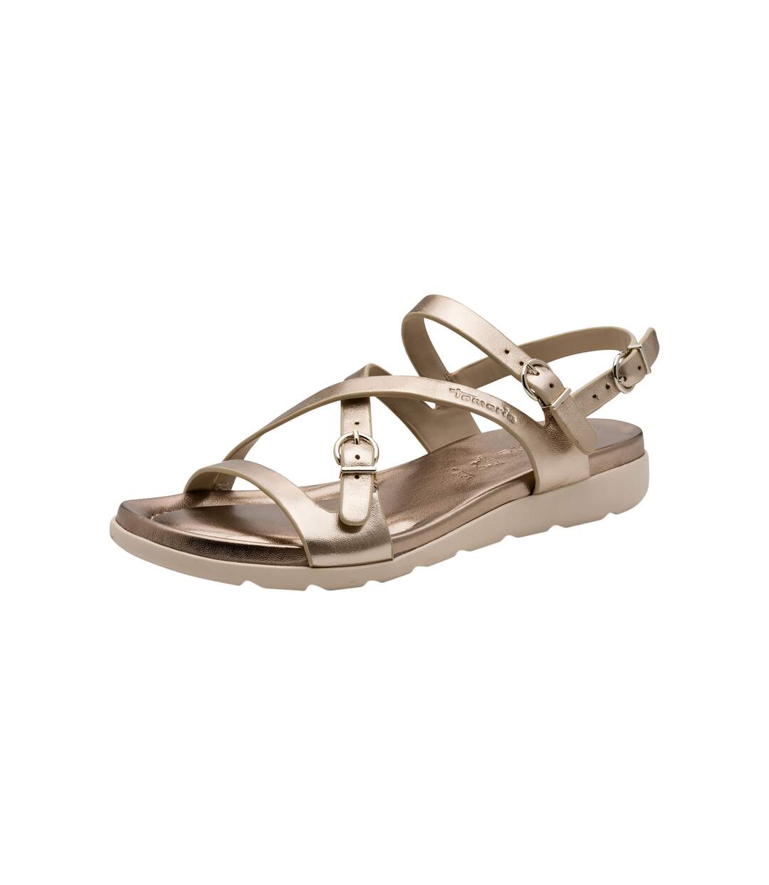 Sandales Cuir Plate Tamaris-4