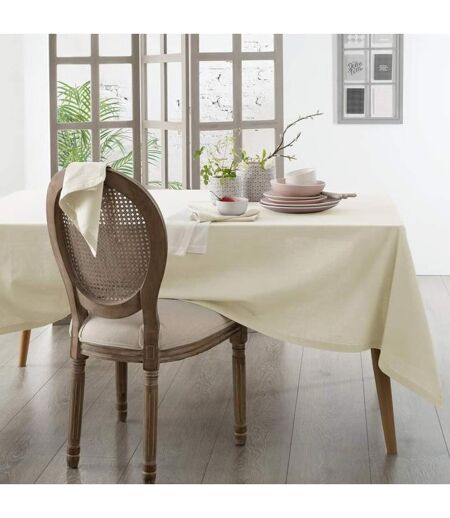 Nappe Rectangulaire Chambray 140x240cm Beige