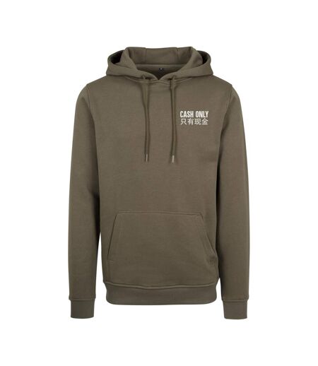 Sweat À Capuche Cash Only Pour Hommes Olive Mister Tee