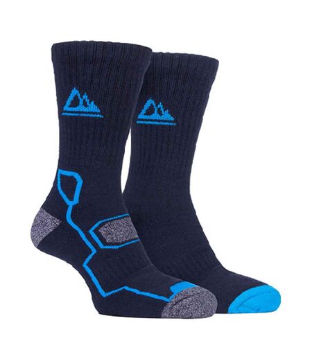 2 Paires Chaussettes de Randonnée Homme Bambou Été