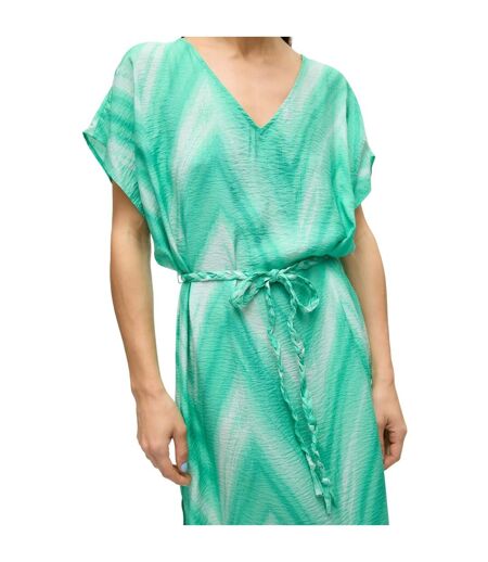Womens/ladies Josie V Neck Midi Dress Green Vero Moda