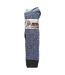 Sock Snob - 3 paires de chaussettes femme extra longues en laine douce et chaude-2