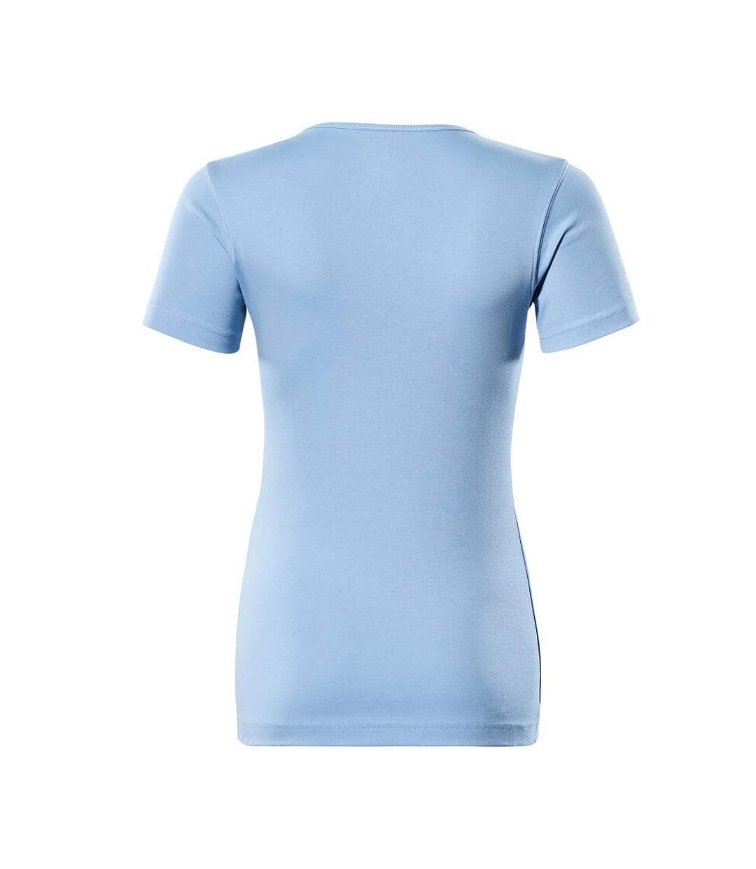 Womens/ladies Crossover Arras T-shirt Light Blue Mascot-2