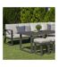 Salon de jardin avec sofa en aluminium Bolon Anthracite et gris clair