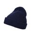 Flexfit Unisex Adult Knitted Long Beanie (Navy) - UTRW8906