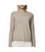 Pull beige femme pieces bree knit-1