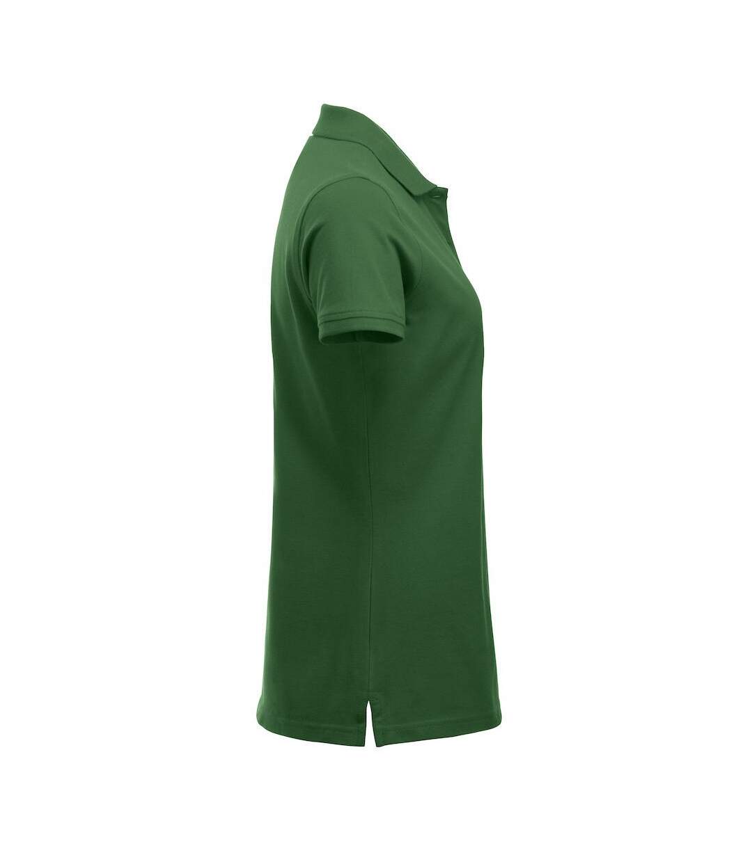 Polo marion femme vert bouteille Clique