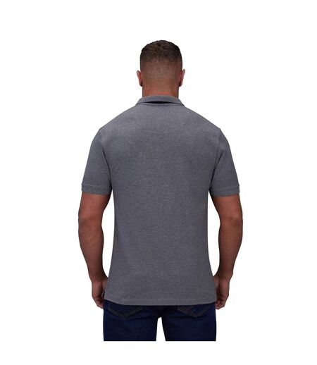 Polo bio classique pour hommes marl gris Raging Bull