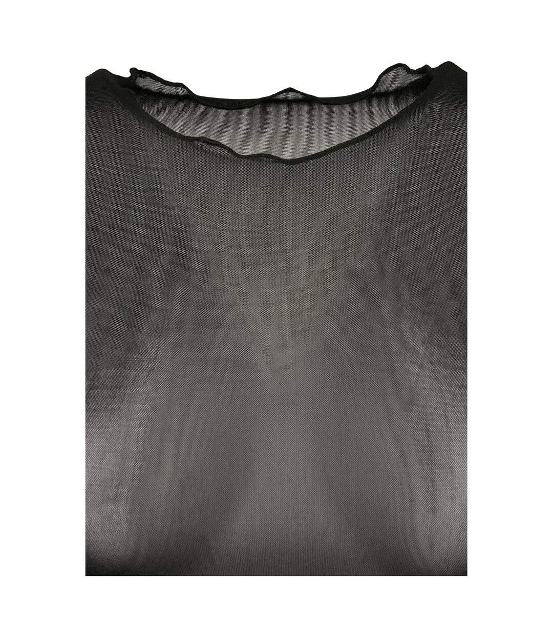 T-shirt Femme Noir Urban Classics-4