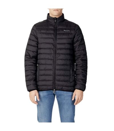 Doudoune Matelassée Motif/style Logo Homme Noir Aquascutum