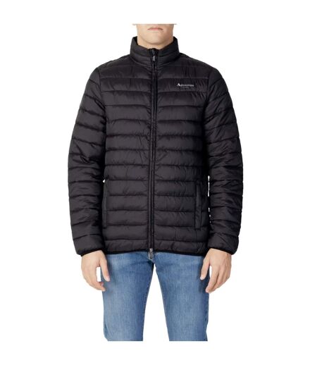 Doudoune Matelassée Motif/style Logo Homme Noir Aquascutum