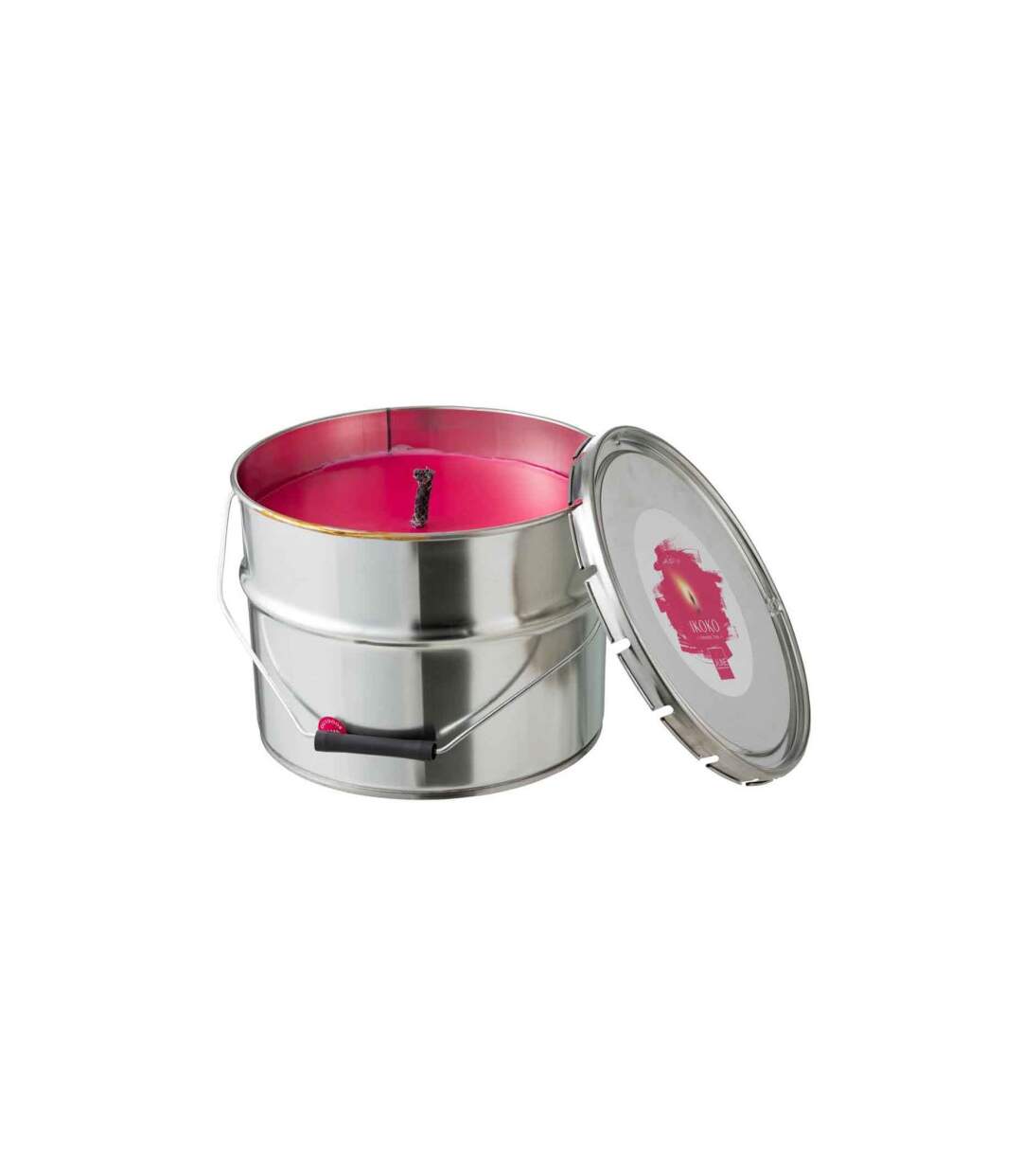 Bougie Parfumée Ikoko Citronnelle 28cm Fuchsia-1