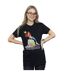 Disney Femme/Ladies The Little Mermaid Sea Friend Cotton Boyfriend T-Shirt (Noir) - UTBI49613-2