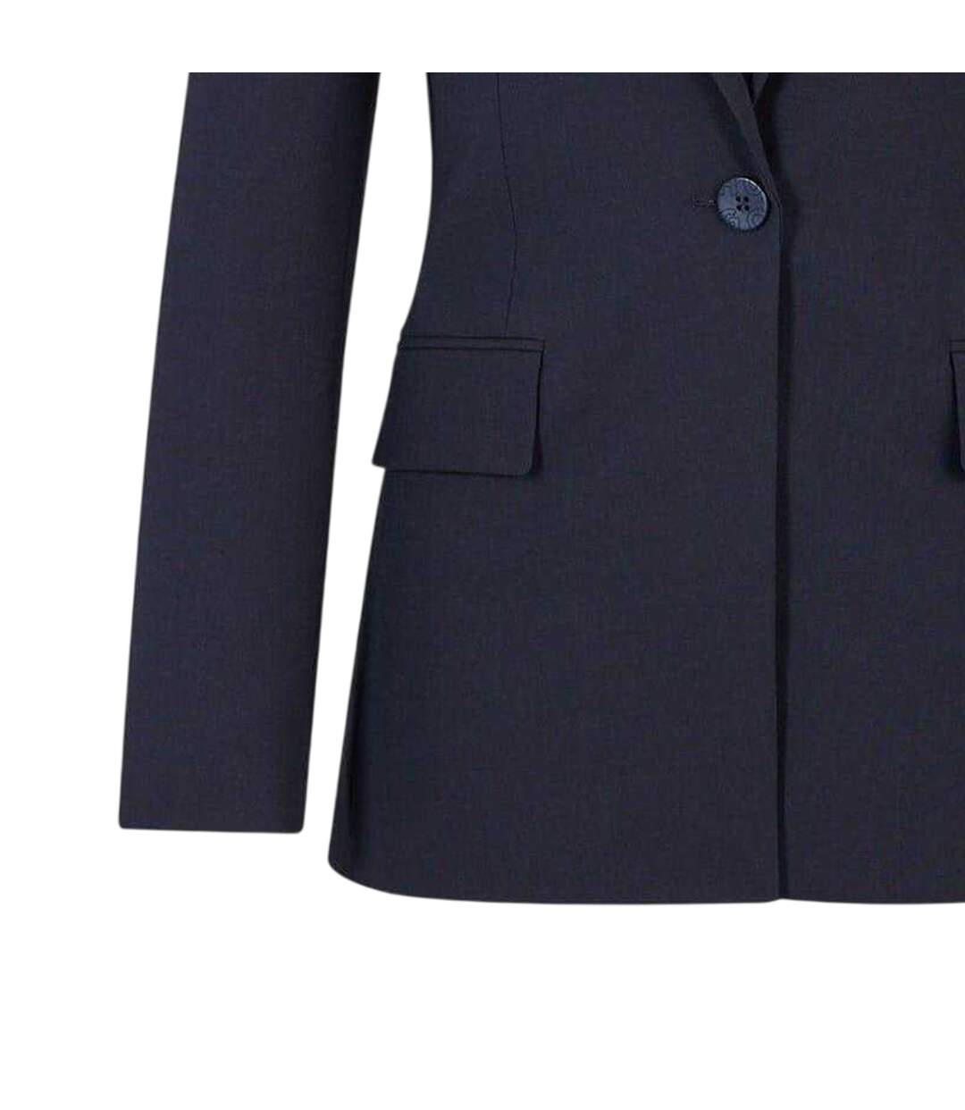 Veste De Costume Femme Bleu Foncé Hugo-4