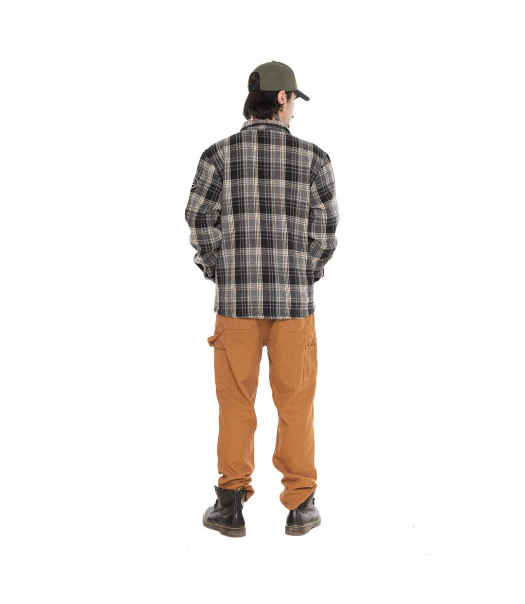 Surchemise homme en flanelle à carreaux avec poches Pepper Vondutch-5