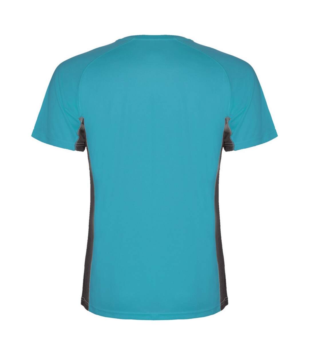 T-shirt shanghai homme turquoise vif / anthracite Roly-2