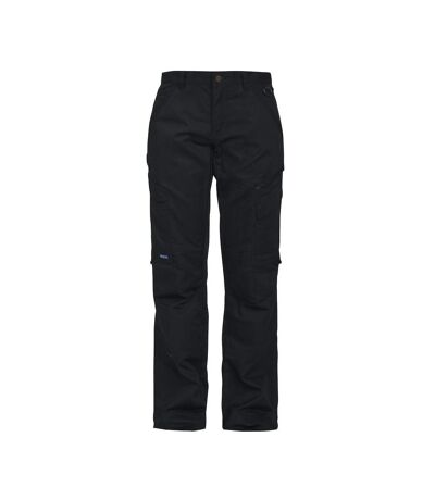 Womens/ladies Cargo Trousers Black Projob