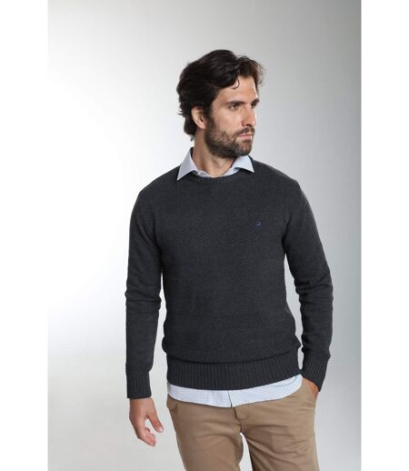 Pull col rond  en coton LUKA
